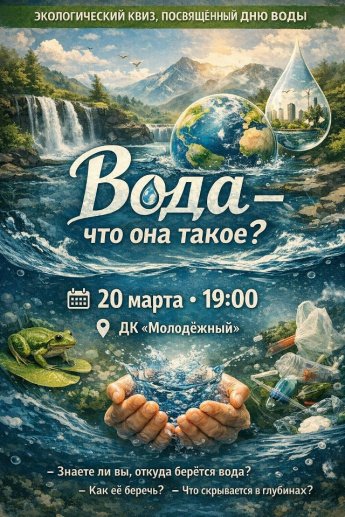 Экологический квиз ко Дню воды!
