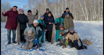 Совет отцов Молодёжного АО провел эстафету для ребятишек Молодежного.